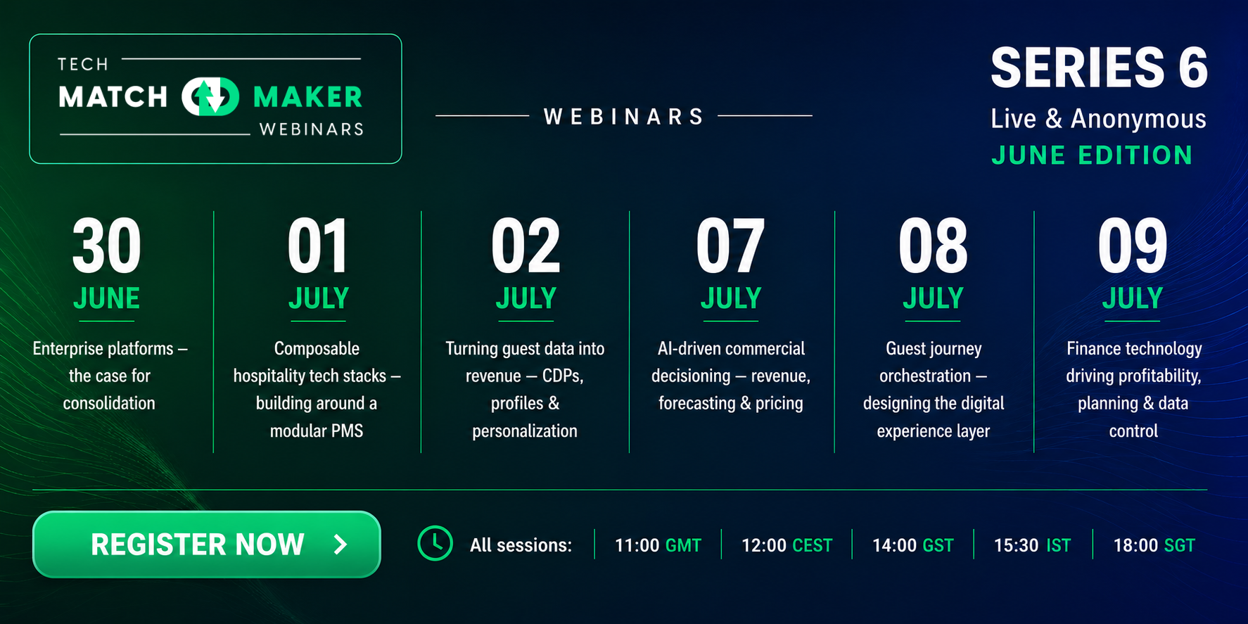 TECH Matchmaker Webinar Series | June Edition