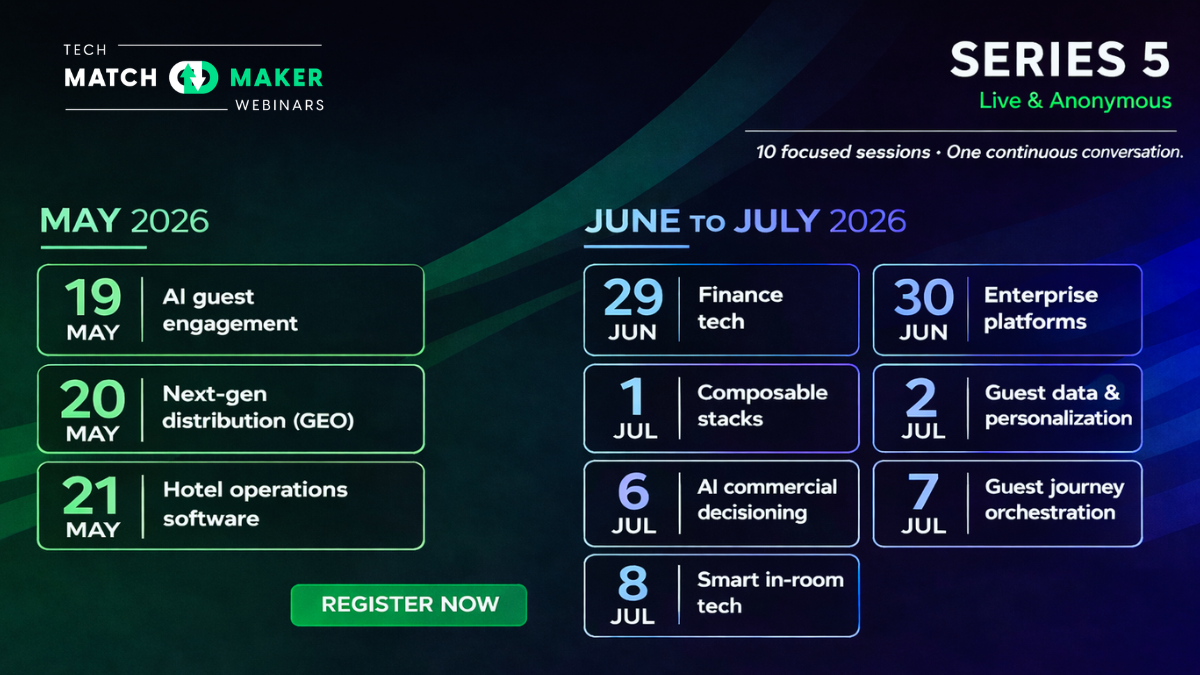 TECH Matchmaker Webinar Series | May & June Editions